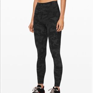 Lululemon Align Pant 28"- Camo Multi grey